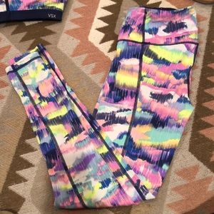 Victoria Secrets VSX colorful Yoga Leggings Small